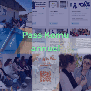 Adhésion à La Komu, pass annuel