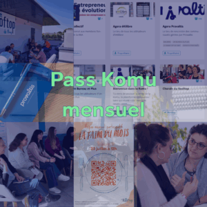 Adhésion à La Komu, pass mensuel